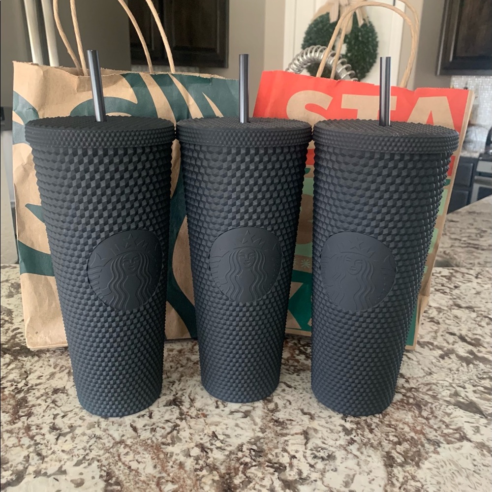 Matte black Starbucks cup(s) VENTI